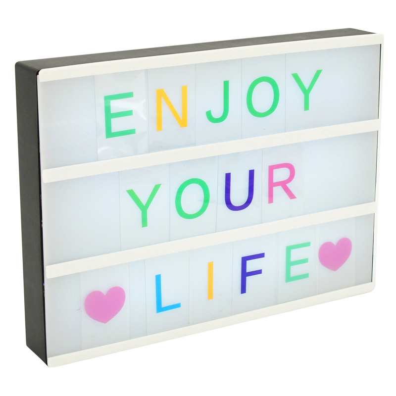 lettres pour boite lumineuse